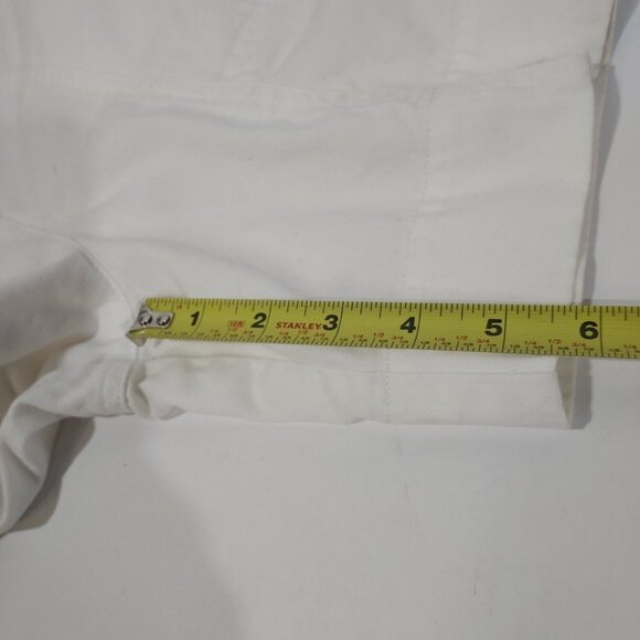 Lauren Ralph Lauren White Denim Cotton Golf Shorts 4 Petite 28Waist Vintage 90's - Picture 6 of 10